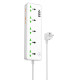 Мережевий подовжувач HOCO AC13A Talento 5-position socket(1C3A) White (6942007607148)