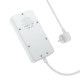 Мережевий подовжувач HOCO AC8A Storm 3-position socket(PD30W/1C3A) White (6942007600101)