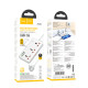 Мережевий подовжувач HOCO AC8A Storm 3-position socket(PD30W/1C3A) White (6942007600101)