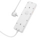 Мережевий подовжувач HOCO AC14A Rico 5-position socket(PD30W/1C3A) White (6942007607186)