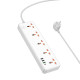 Мережевий подовжувач HOCO AC14A Rico 5-position socket(PD30W/1C3A) White (6942007607186)