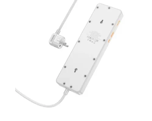 Мережевий подовжувач HOCO AC13A Talento 5-position socket (1C3A) Білий mag-6942007607148138642