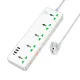 Мережевий подовжувач HOCO AC13A Talento 5-position socket (1C3A) Білий mag-6942007607148138642
