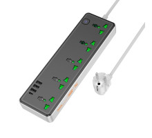 Мережевий подовжувач HOCO AC13A Talento 5-position socket(1C3A) Чорний mag-6942007607131139066