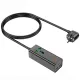 Мережевий подовжувач HOCO AC9A Talent PD30W(1C2A with 1 socket) desktop charger(EU) Чорний mag-6942007601634143681