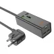 Мережевий подовжувач HOCO AC9A Talent PD30W(1C2A with 1 socket) desktop charger(EU) Чорний mag-6942007601634143681