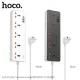 Мережевий подовжувач HOCO AC14A Rico 5-position socket(PD30W/1C3A)(EU) Чорний mag-6942007607179143483