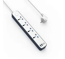 Мережевий подовжувач WiWU Wi-S007 8 in 1 20W GaN Power Strip 2C+2A+4AC 2м White mag-6977703656282153615