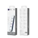 Мережевий подовжувач WiWU Wi-S007 8 in 1 20W GaN Power Strip 2C+2A+4AC 2м White mag-6977703656282153615