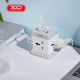 Мережевий перехідник XO WL20 (EU) 20W fast charging square socket 4AC jack+USB-A+1USB-C Сіро білий mag-692068084605419179