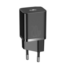 Мережевий зарядний пристрій Baseus Super Si Quick Charger 1C 20W EU Black