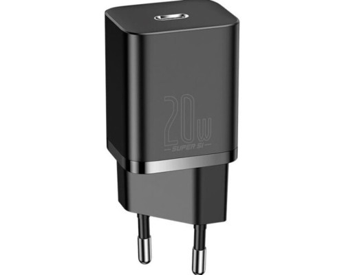 Мережевий зарядний пристрій Baseus Super Si Quick Charger 1C 20W EU Black