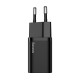 Мережевий зарядний пристрій Baseus Super Si Quick Charger 1C 20W EU Black