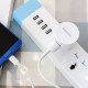 Мережевий зарядний пристрій BOROFONE BA23A Brilliant dual port charger set(Type-C) White