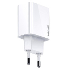 Мережевий зарядний пристрій Usams US-CC118 T34 PD Fast Travel Charger 20W (EU) White