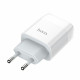 Мережевий зарядний пристрій HOCO C73A Glorious dual port charger White