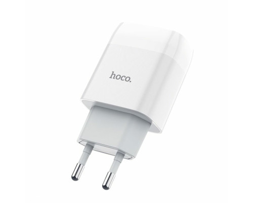 Мережевий зарядний пристрій HOCO C73A Glorious dual port charger White