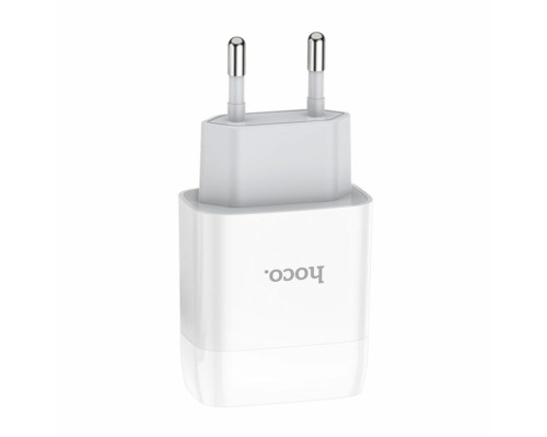 Мережевий зарядний пристрій HOCO C73A Glorious dual port charger White