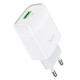 Мережевий зарядний пристрій HOCO C72Q Glorious single port QC3.0 charger 18W White