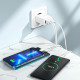 Мережевий зарядний пристрій HOCO C102A Fuerza QC3.0 four-port charger set(Type-C) White