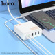 Мережевий зарядний пристрій HOCO C114A Vision PD65W five-port(1C4A) charger White