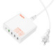 Мережевий зарядний пристрій HOCO C114A Vision PD65W five-port(1C4A) charger White