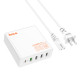 Мережевий зарядний пристрій HOCO C114A Vision PD65W five-port(1C4A) charger White