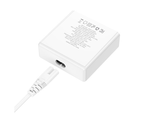 Мережевий зарядний пристрій HOCO C114A Vision PD65W five-port(1C4A) charger White