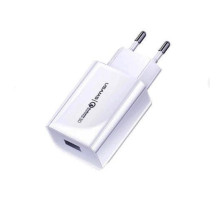 Мережевий зарядний пристрій Usams US-CC083 T22 Single USB QC3.0 Travel Charger (EU) White