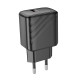 Мережевий зарядний пристрій HOCO CS22A Value single port PD30W charger Black