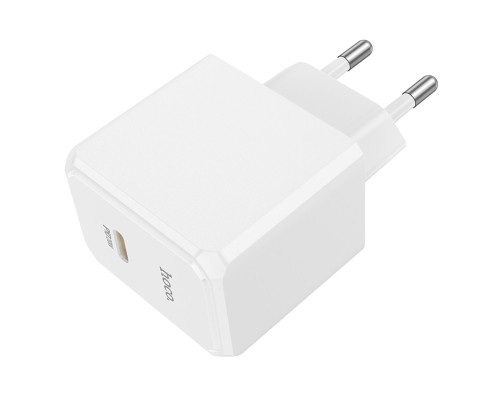 Мережевий зарядний пристрій HOCO CS13A Ocean single port PD20W charger White