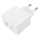 Мережевий зарядний пристрій HOCO CS13A Ocean single port PD20W charger White