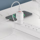 Мережевий зарядний пристрій BOROFONE BA48A Orion single port charger set(Micro) White