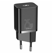 Мережевий зарядний пристрій Baseus Super Si Quick Charger 1C 25W EU Black