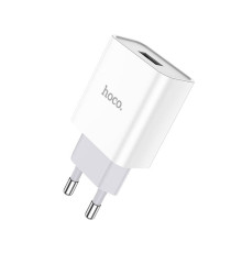 Мережевий зарядний пристрій HOCO C81A Asombroso single port charger White