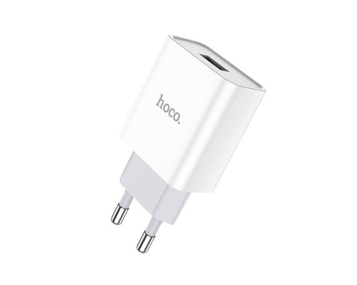 Мережевий зарядний пристрій HOCO C81A Asombroso single port charger White