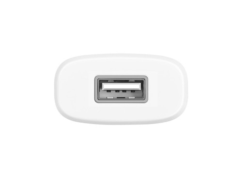 Мережевий зарядний пристрій HOCO C11 Smart single USB (Micro cable)charger set White