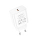 Мережевий зарядний пристрій BOROFONE BA71A Power single Port PD20W charger White