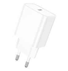 Мережевий зарядний пристрій BOROFONE BA71A Power single Port PD20W charger White