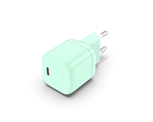 Зарядний пристрій Vention 1-port USB-C GaN Charger(30W) EU-Plug Green (FAKG0-EU)