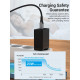 Зарядний пристрій Vention 1-port USB-C Wall Charger(20W) EU-Plug Black (FADB0-EU)