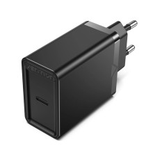 Зарядний пристрій Vention 1-port USB-C Wall Charger(20W) EU-Plug Black (FADB0-EU)