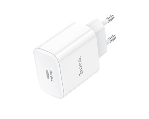 Мережевий зарядний пристрій HOCO C76A Pro Majestic single port PD30W charger White