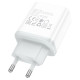 Мережевий зарядний пристрій HOCO C104A Stage single port PD20W charger White