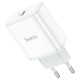 Мережевий зарядний пристрій HOCO C104A Stage single port PD20W charger White