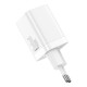 Мережевий зарядний пристрій Baseus Super Si Pro Quick Charger C+U 30W EU White