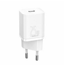 Мережевий зарядний пристрій Baseus Super Si Quick Charger 1C 25W EU White