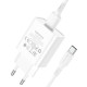 Мережевий зарядний пристрій BOROFONE BA74A Aspirer single port charger set(Type-C) White