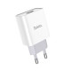 Мережевий зарядний пристрій HOCO C81A Asombroso single port charger set(Micro) White