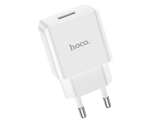 Мережевий зарядний пристрій HOCO C106A Leisure single port charger White